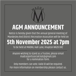 MADRA AGM 2025